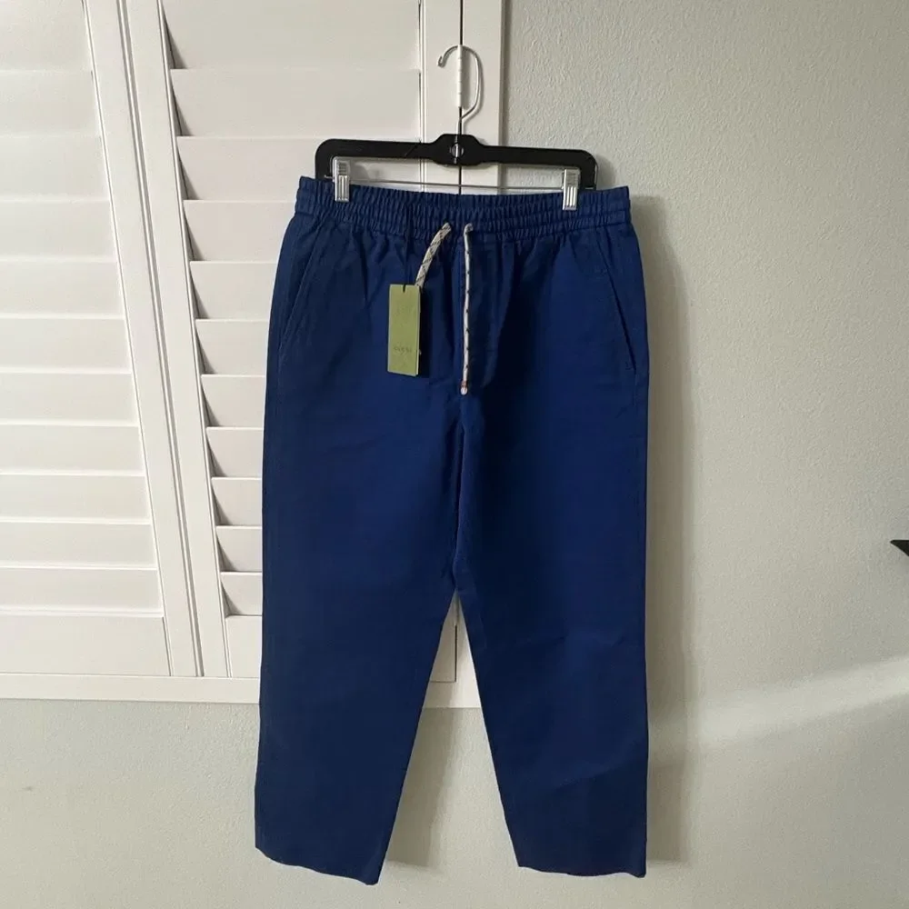 NWT Gucci Men's Blue Pants fits large /xl